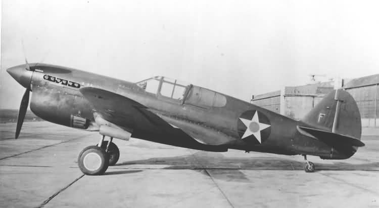 Cyber A�ro Breton - CURTISS XP-40F