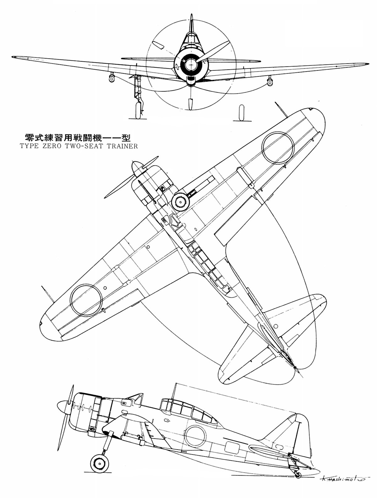 Mitsubishi A6M2-K Zero Zeke